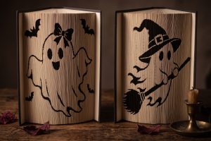 Embracing Spooky Season: A Pair of Cute Ghost Book Folds